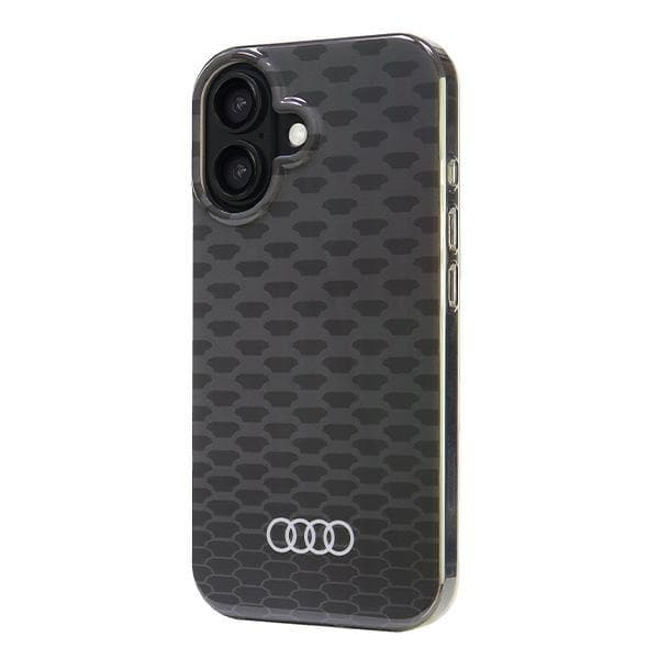Audi Telefontaske til iPhone 16 MagSafe IML Stitching - Sort Black