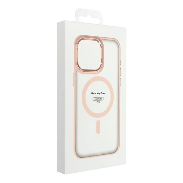 iPhone 15 Plus Mobilskal Magsafe Matte - Rosa