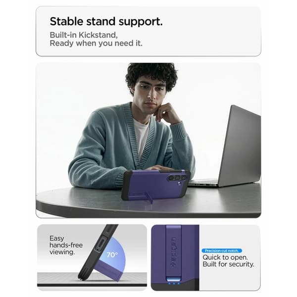 Spigen Mobilskal För Galaxy S26 Plus MagSafe Tough Armor - Ash Violet Lila
