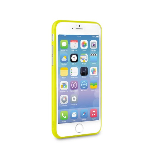 Puro Cover Apple iPhone 6(S) Plus Ultra-Slim 0.3 (Gul) + Skärmsk