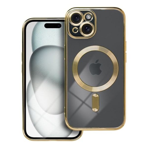 Telefontaske til iPhone 15 MagSafe Electro - Guld Guld