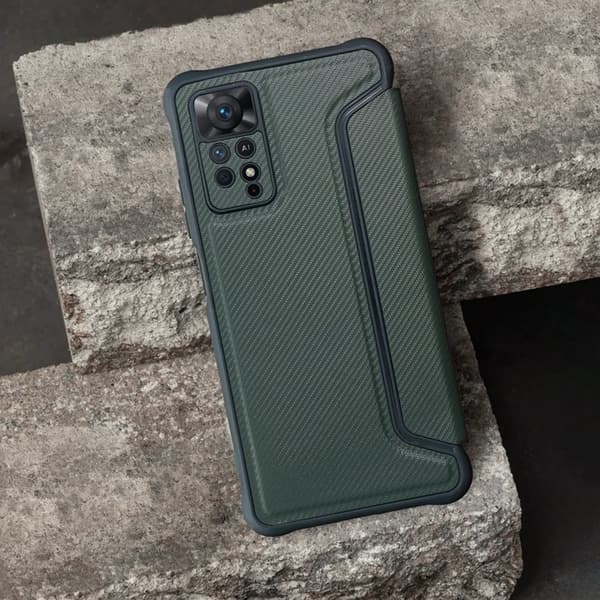 Xiaomi Redmi 14C Plånboksfodral Razor - Mörkgrön Grön