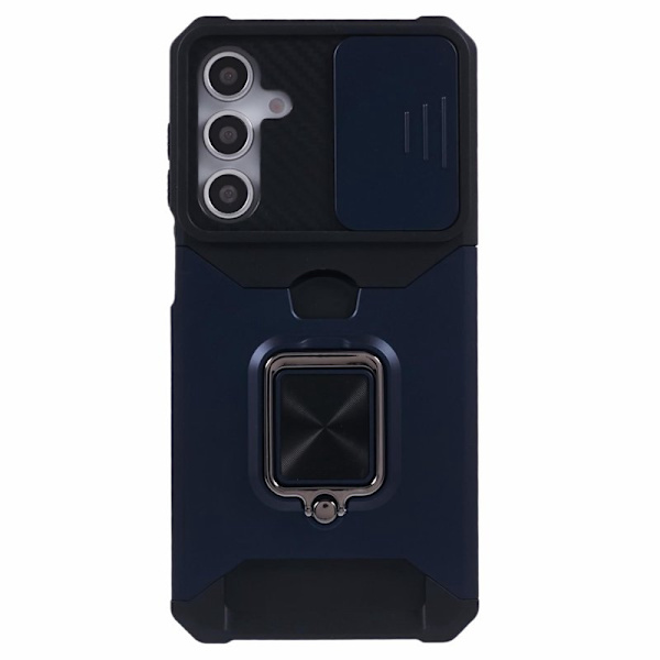 Mobilskal för Samsung Galaxy S26 Plus Kickstand PC + TPU - Mörkblå
