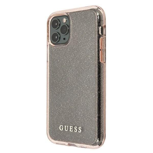 Guess Skal iPhone 11 Pro Max Glitter - Rosa Rosa