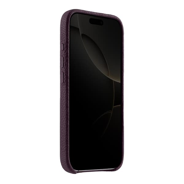 MELKCO Mobilskal till iPhone 16 Pro Magnetiskt Äkta Läder PC - Lila