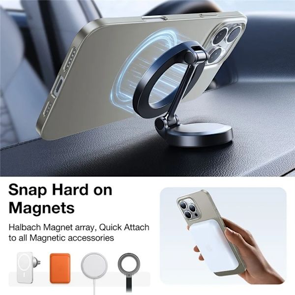 TORRAS Mobilskal till iPhone 15 Pro Max Magsafe Shockproof - Grå