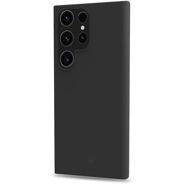 Celly Telefontaske til Galaxy S25 Ultra Cromo Blød Gummi - Sort Black