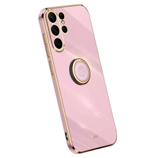 Galaxy S24 Ultra Mobilskal Ringhållare - Rosa