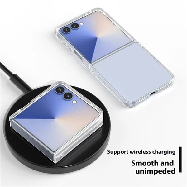 Mobilskal till Galaxy Z Flip7 Anti-Drop Hard PC - Clear Transparent