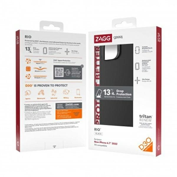 Gear4 Mobilskal till iPhone 14 Plus/15 Plus MagSafe Rio Snap - Svart