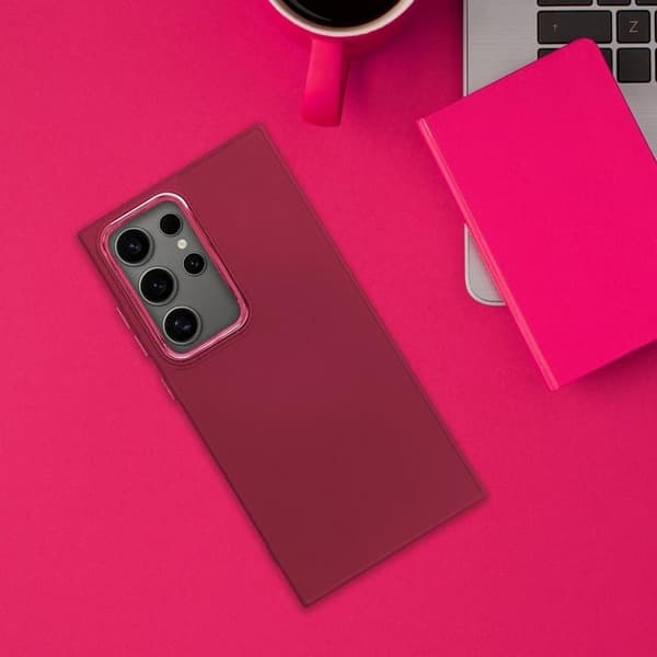 Mobilskal till Galaxy S25 Plus Frame - Magenta Lila