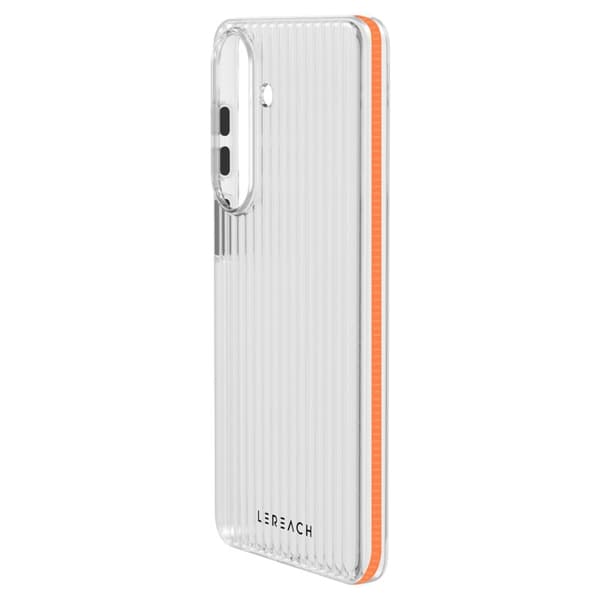 LeReach Mobilskal för Samsung Galaxy S26 Plus Flödande rutnät PC - Orange