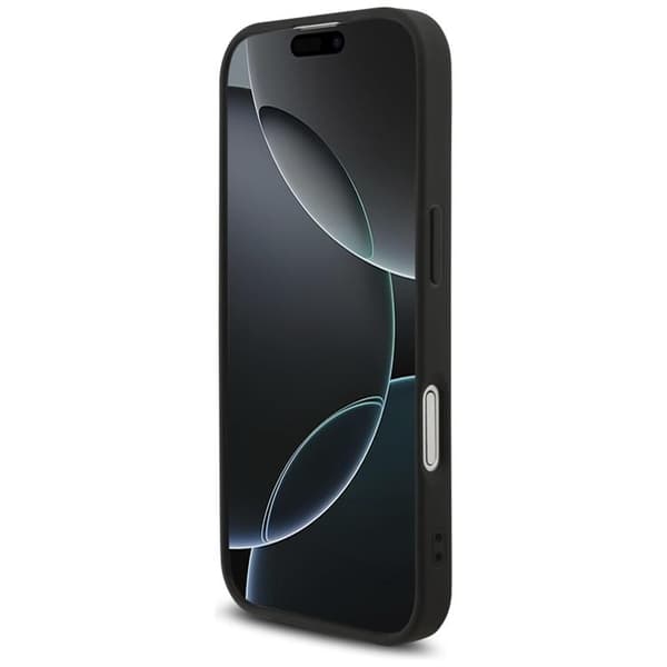 Guess telefontaske til iPhone 17 4G rem 4G klassisk logo - sort Svart