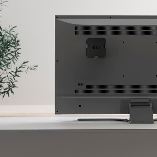 HAMA Hållare Apple TV HD 4K 1:a/2:a/3:e/4:e Gen. Svart