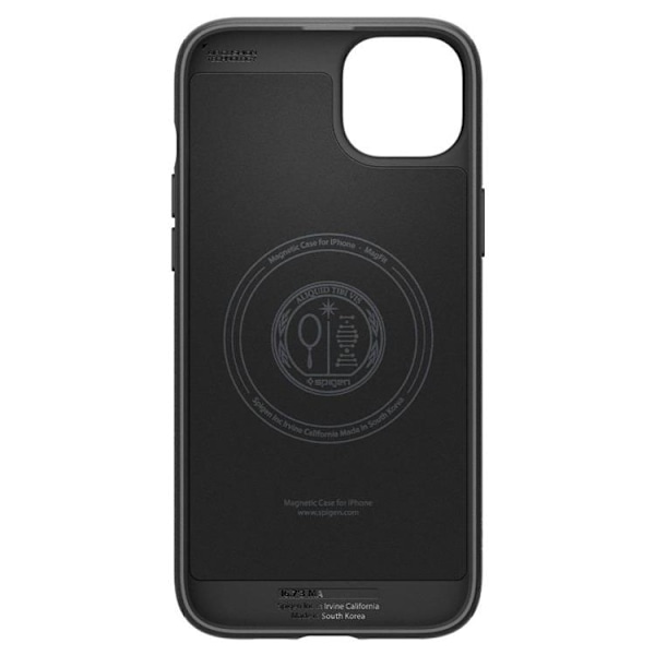 Spigen iPhone 15 Mobilskal Magsafe Armor - Mat Sort Svart