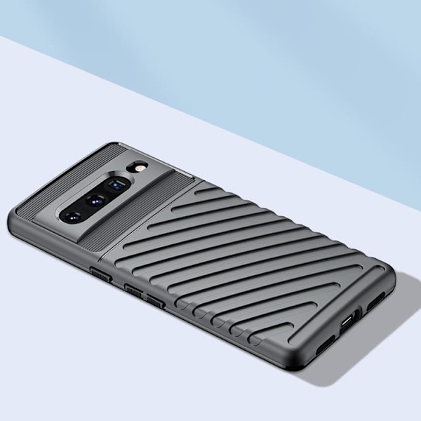 Google Pixel 7 Pro Skal Thunder Flexible Armored - Svart Svart