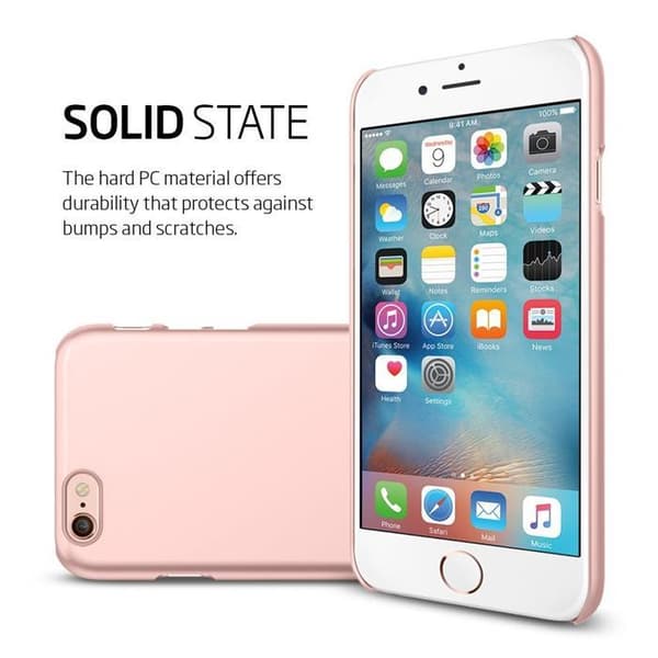 SPIGEN Ultra Thin Fit Skal till Apple iPhone 6/6S - Rose Gold Roséguld