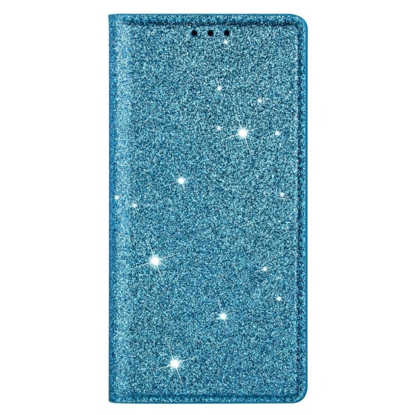 Glitrende Wallet Case iPhone 13 - Blå Blue