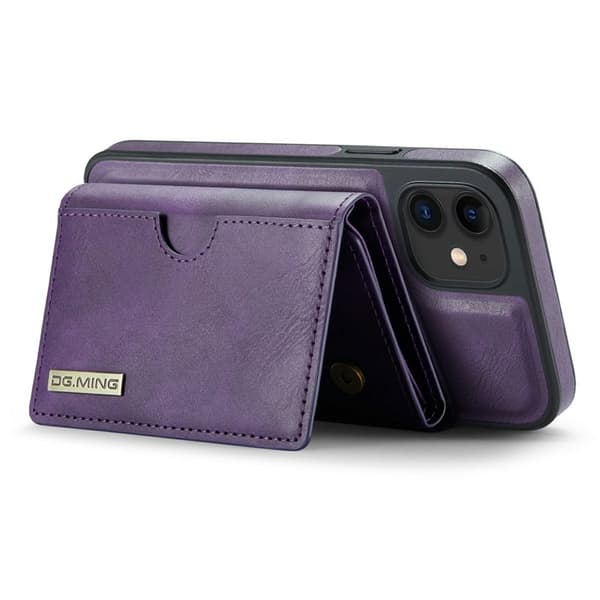 DG.MING M6 Series Mobilskal till iPhone 12/12 Pro Magnetiskt Lila