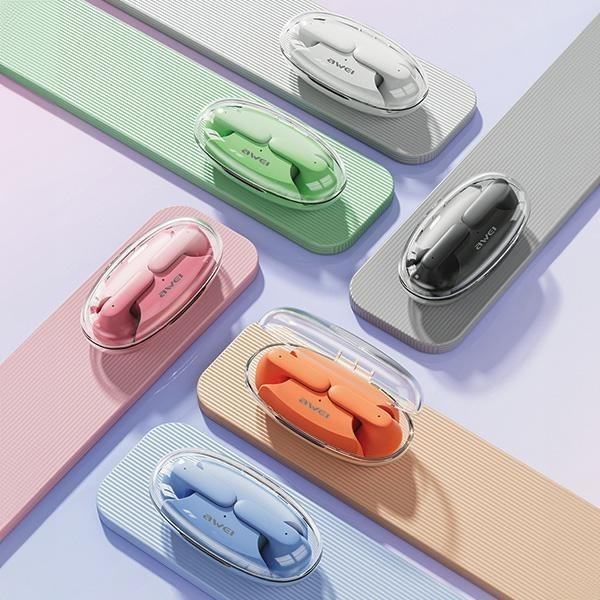 Awei TWS Bluetooth In-Ear øretelefon T85 ENC - Hvid Vit