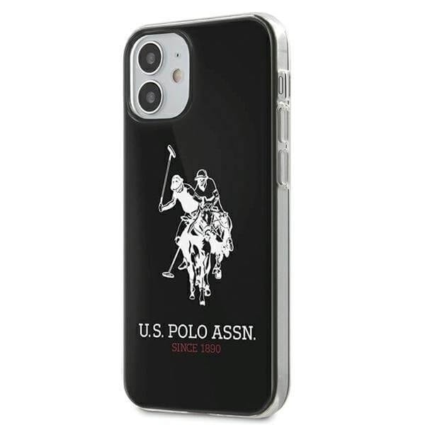 U.S. Polo Assn. Shiny iPhone 12 mini Skal Stor Loga Svart Svart