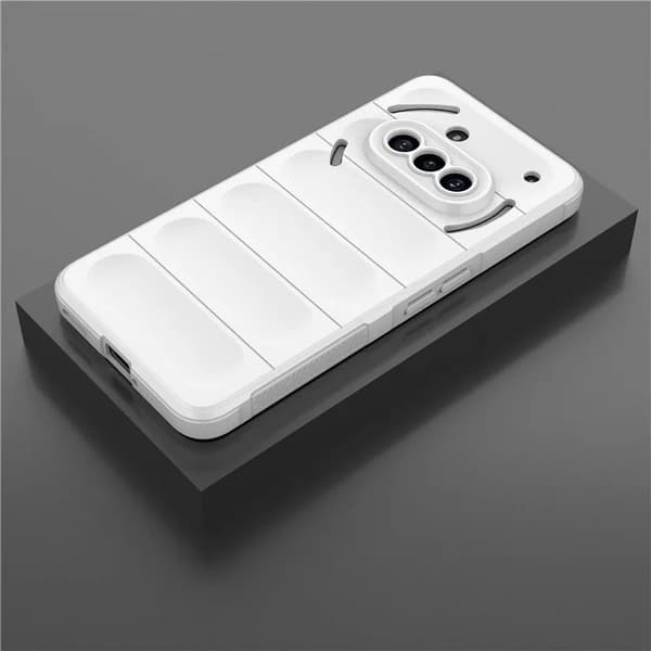 Mobilskal till Nothing Phone (3a) MagSafe Rugged TPU - Vit Vit