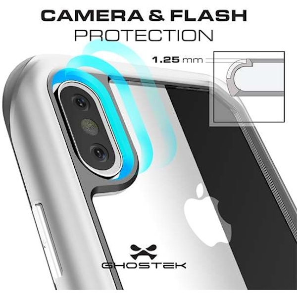 Ghostek Atmoic Slim Skal till Apple iPhone XS Max - Röd Röd