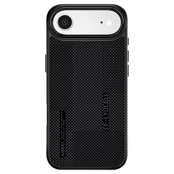 ABEEL CF-Lyocell Series Mobilskal till iPhone Air MagSafe Microfiber Grå