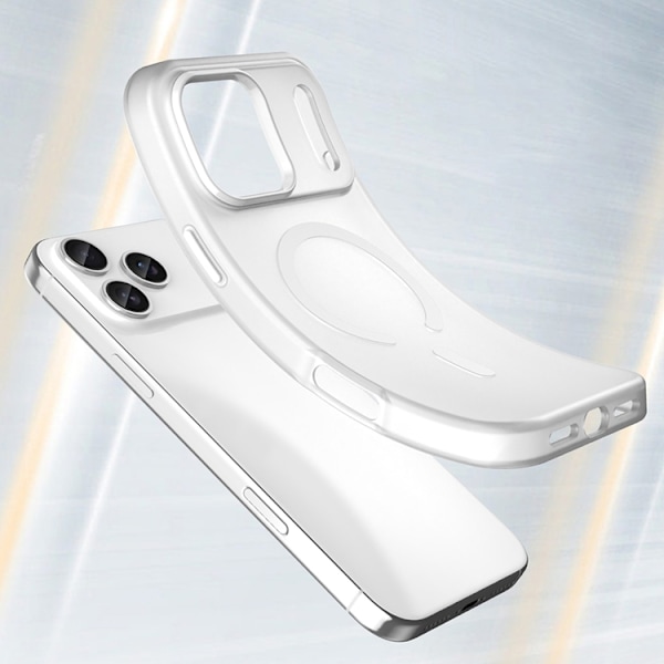 Mobilskal till iPhone 17 Pro Max MagSafe Abrasive - Matte Vit Vit
