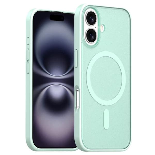 Mobilskal till iPhone 17 MagSafe Skin Feel - Grön Grön