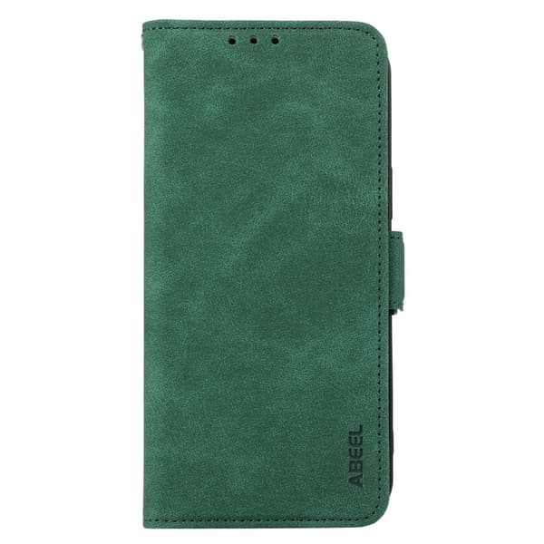 ABEEL Mobilskal till iPhone 16 Pro Max Magnetiskt RFID-Skydd Konstläder Grön