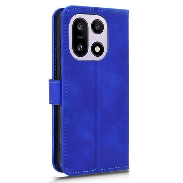 OnePlus 15 5G Plånboksfodral Skin Feel Anti Drop Konstläder - Blå Blå