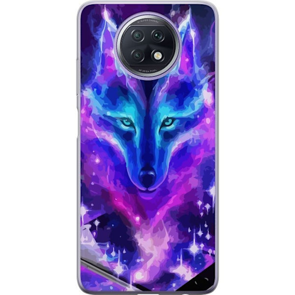 Mobilskal till Xiaomi Redmi Note 9T med Neon Varg