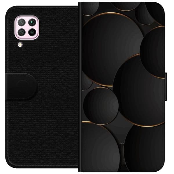 Plånboksfodral till Huawei P40 lite med Lyxig Cirklar
