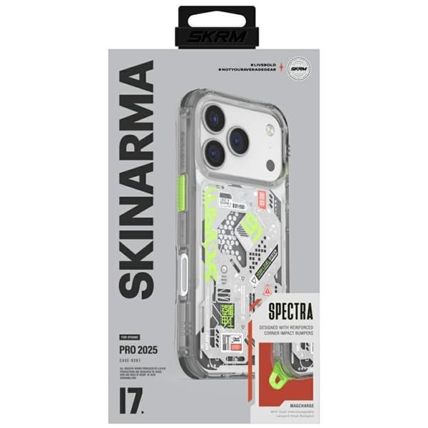 Skinarma Mobilskal till iPhone 17 Pro MagSafe Spectra - Transparent Transparent