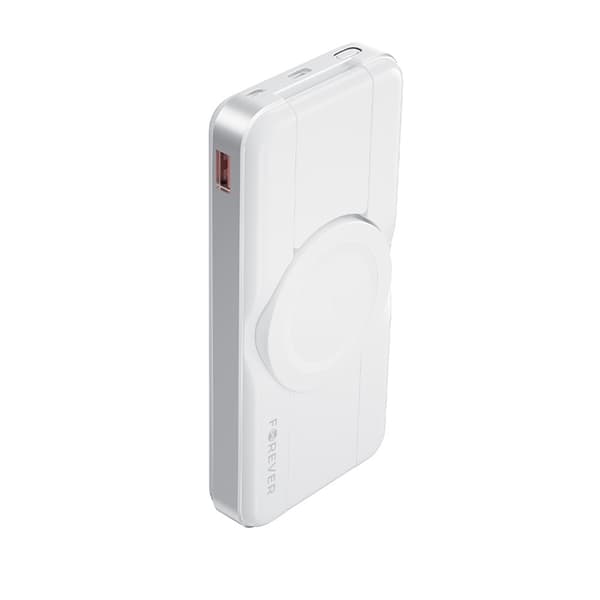 Forever 3in1 Trådlös Powerbank 10000mAh - Vit Vit