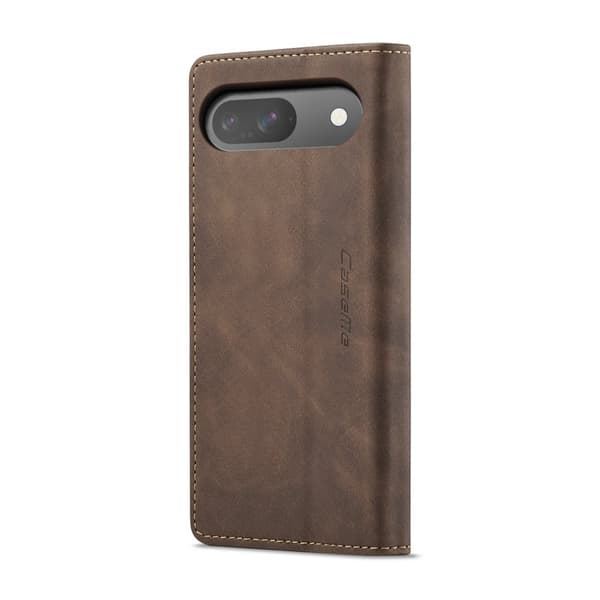 CASEME 013 Series Google Pixel 10 Pro Plånboksfodral Konstläder Brun