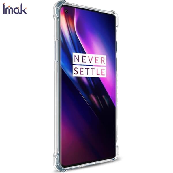 IMAK TPU Cover + Näytönsuoja OnePlus 8 - Kirkas