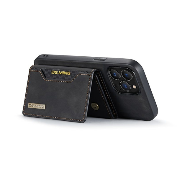 DG.MING M2 Series iPhone 16 Pro Plånboksfodral - Svart