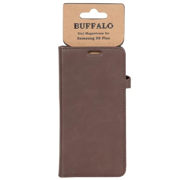 BUFFALO äkta läder Mobilfodral Samsung Galaxy S8 Plus  - Brun Brun