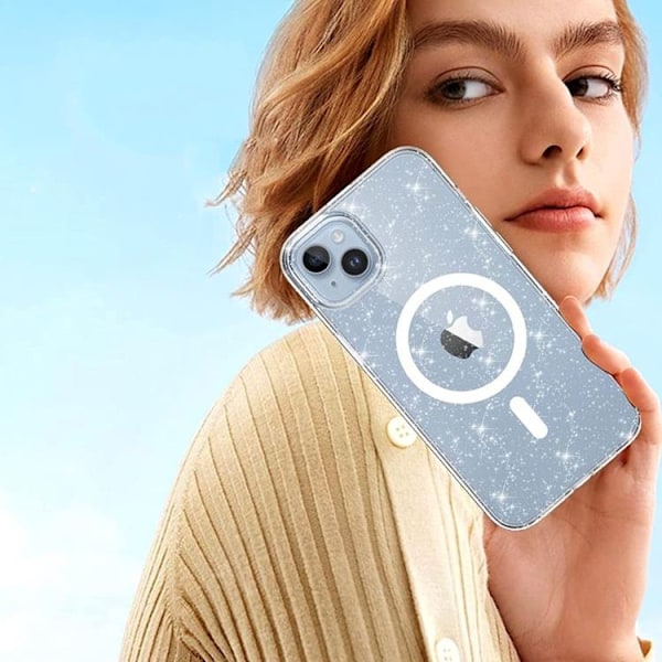 Tech-Protect iPhone 15 Mobilskal Magsafe Flexair Hybrid Transparent