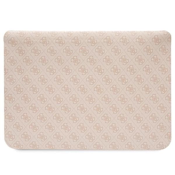 Guess Datafodral 16" Sleeve Printed Stripes - Rosa Svart