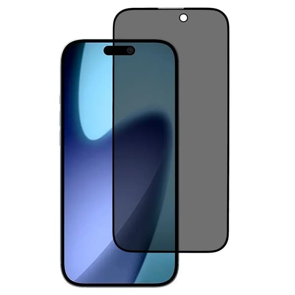 iPhone Air Härdat Glas Skärmskydd Privacy Svart
