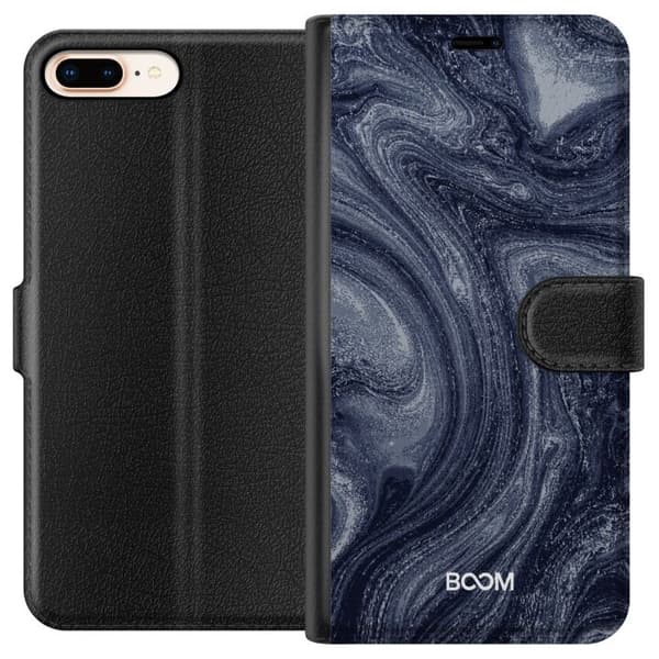 Apple iPhone 8 Plus tegnebog med midnatssten