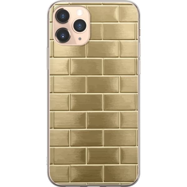 Mobilskal till Apple iPhone 11 Pro med Gyllene Murstenar