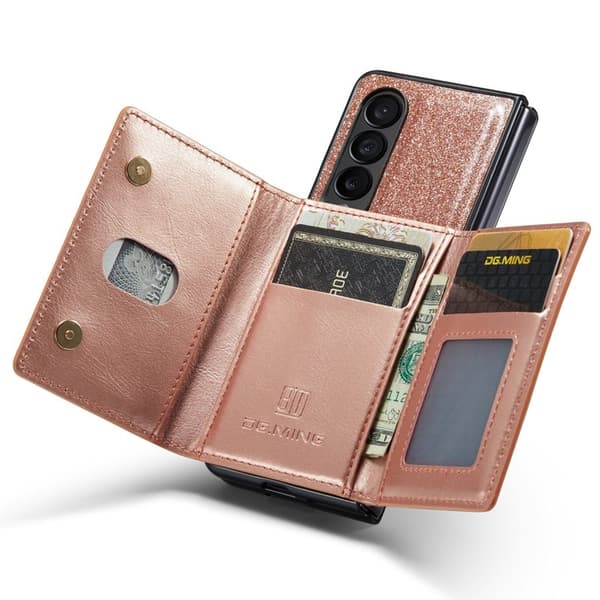 DG.MING M3 Series Mobilskal för Samsung Galaxy Z Fold3 5G Roséguld