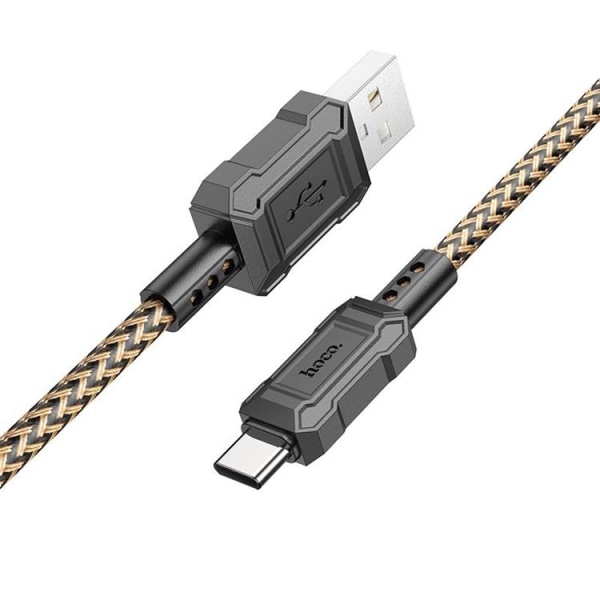 Hoco USB-A til USB-C kabel 1m leder - guld