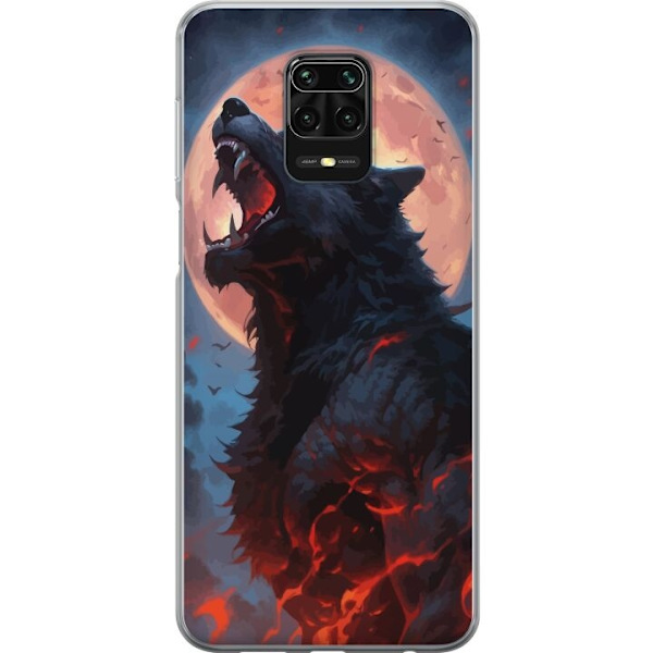 Mobilskal till Xiaomi Redmi Note 9S med Ylande varg