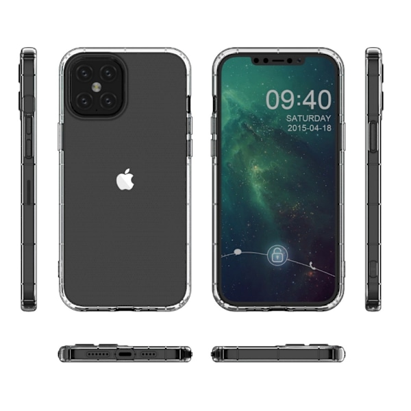 Tunt Mjukt Drop-Proof Skal iPhone 13 Pro Max - Clear