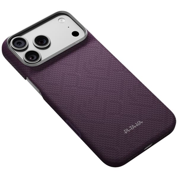 PITAKA Mobilskal För iPhone 18 Pro/17 Pro Magsafe Edge PTK - Lila